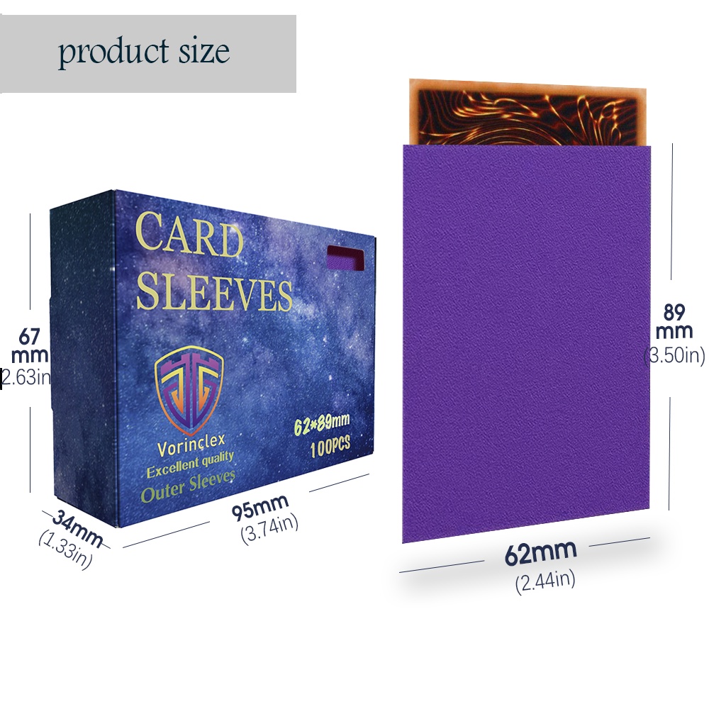 62x89mm card sleeves Japanese Size Card Sleeves main image 0