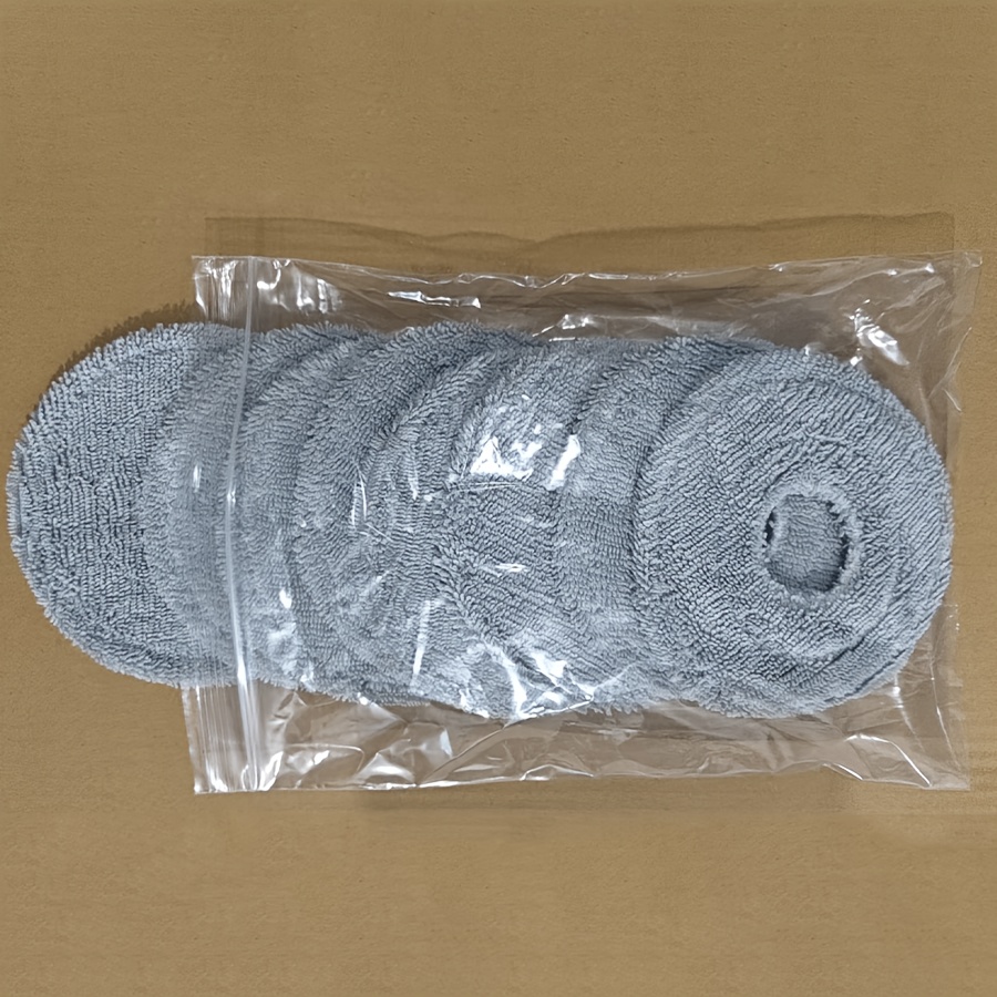 Image of Set Of 8 High-quality Microfiber Mop Pads Designed L10s, Ultra L10, L20, Pro, And Xiaomi X10 Vacuum Cleaners - Durable And Machine Washable Floor Additions