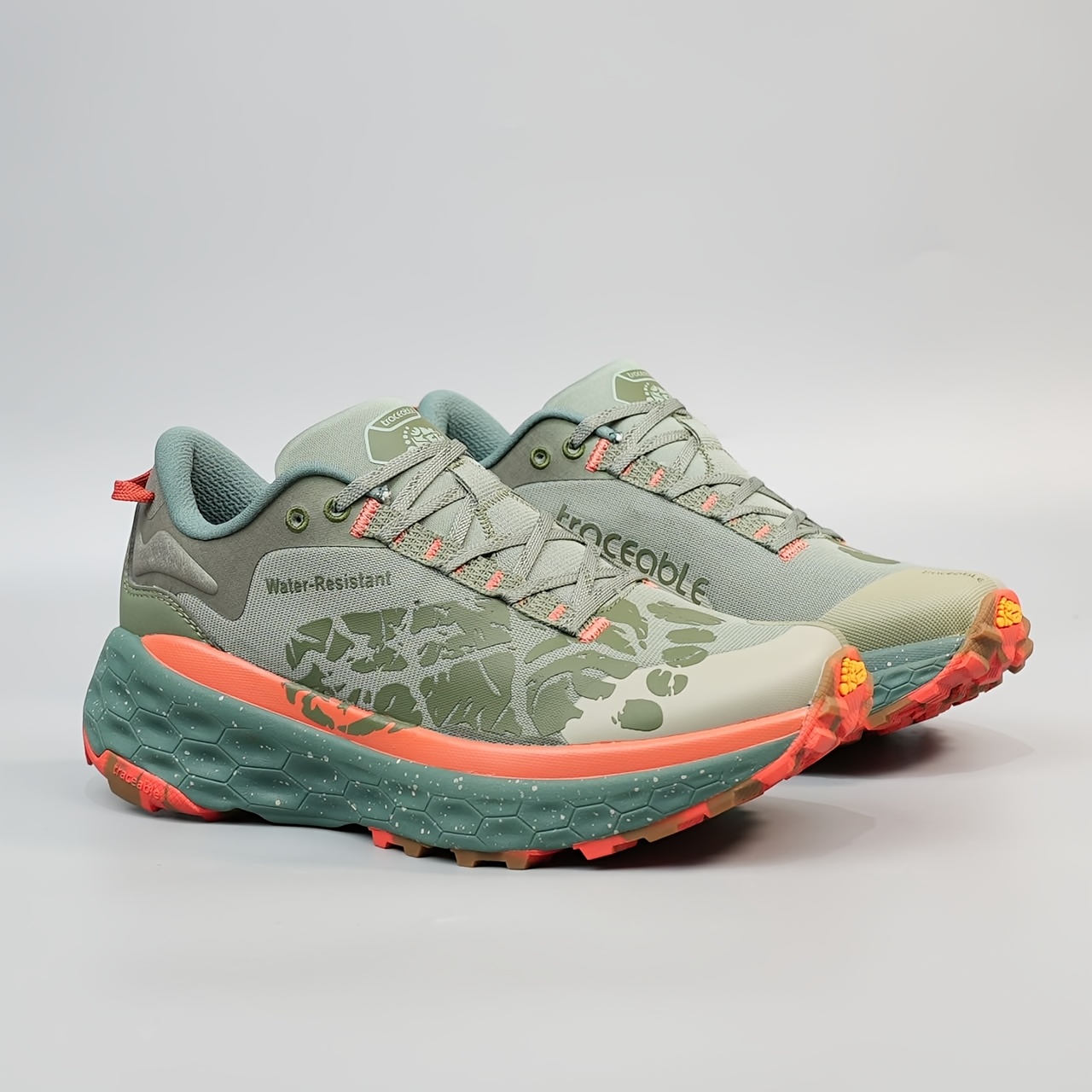 [Sneakers] Men'S Outdoor Shoes Men'S Shoes Lightweight Comfortable Shock Absorption Trail Running Shoes Anti Slip Casual Shoes Fashion Versatile Sports Running Shoes