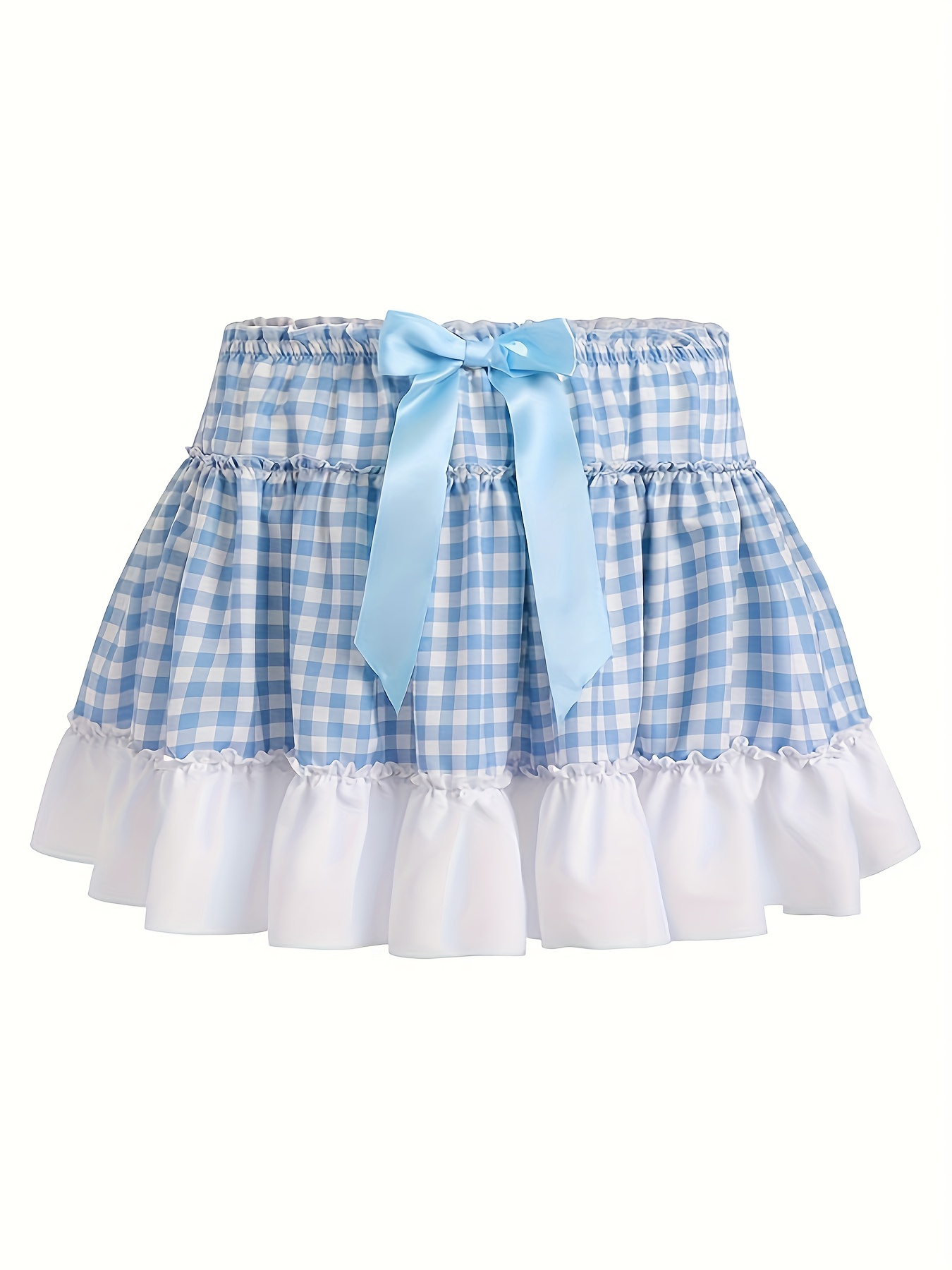 blue skirt set sold on Temu United States