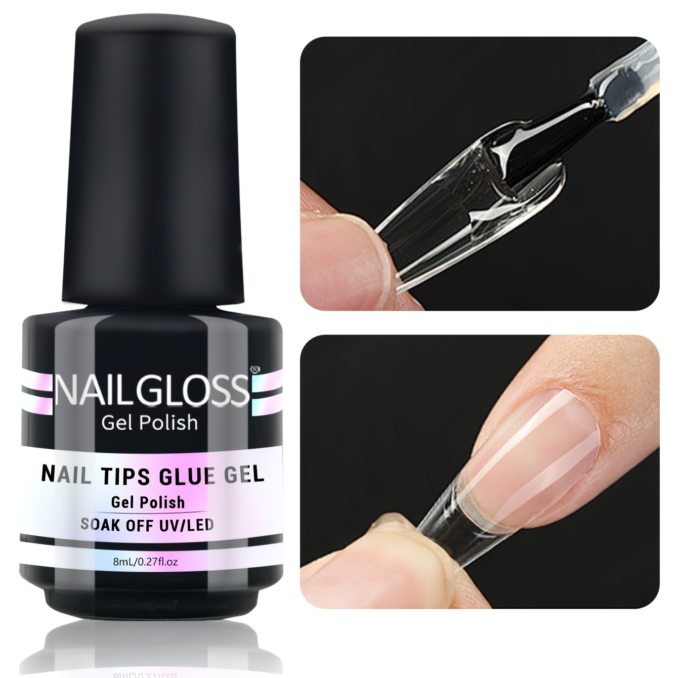 Nail Nail Brush In Nail For Press On Nails Nail Tips & Fake Nails Super Strong Nail For Nail Tips Long Lasting Acrylic Nails Gel