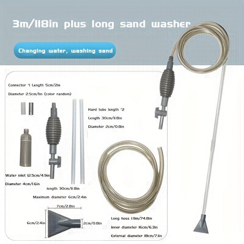 Buy 1Pc Hanging Type Aquarium Water Changer Fish Tank Water Supply Tool  Hook Design Pipe Online