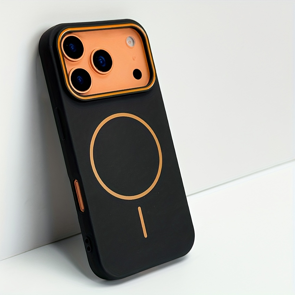 E-shop Handyhülle - Neue luxuriöse Upgrade Farbblock-Magnetische Matte Soft Case für iPhone 17 Pro Max Air 16 15 14 13 12 11 Pro 17Pro 17Promax Hüllen