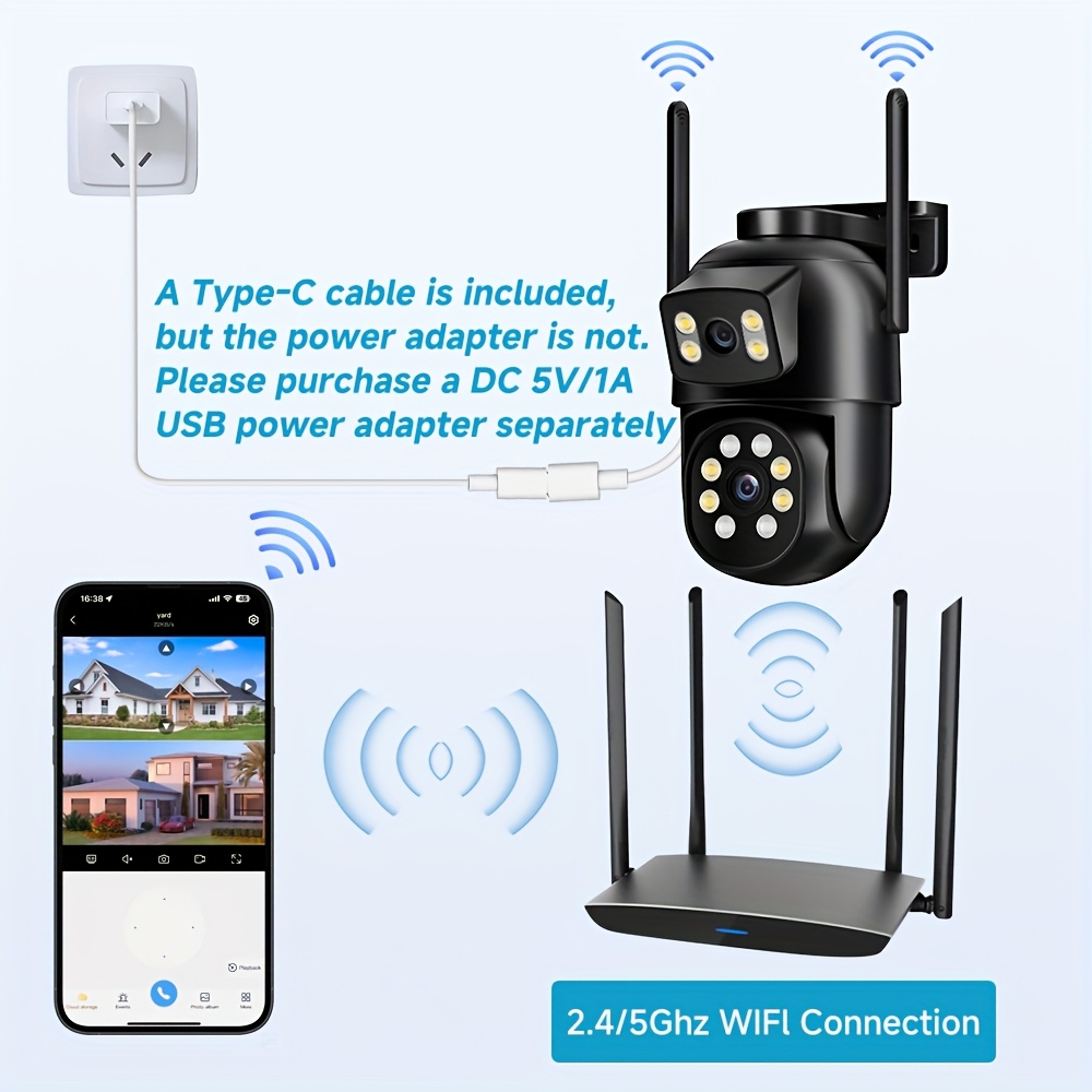 Iphone Wireless Security Camera System With Phone App Android
