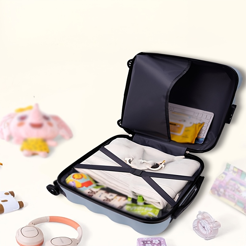 Cartoon-Printed Luggage with Adorable Capybara in Unicorn Onesie