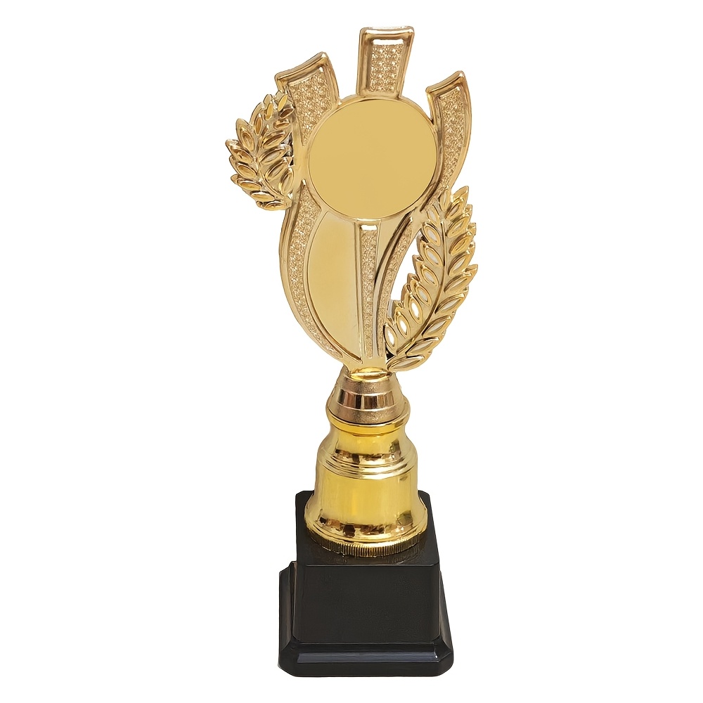 TEMU C Trophy - Coupe et Médaille Dorées, Convient aux Étudiants et aux Adultes, Idéal comme Prix pour la Danse, le Chant et Diverses Autres