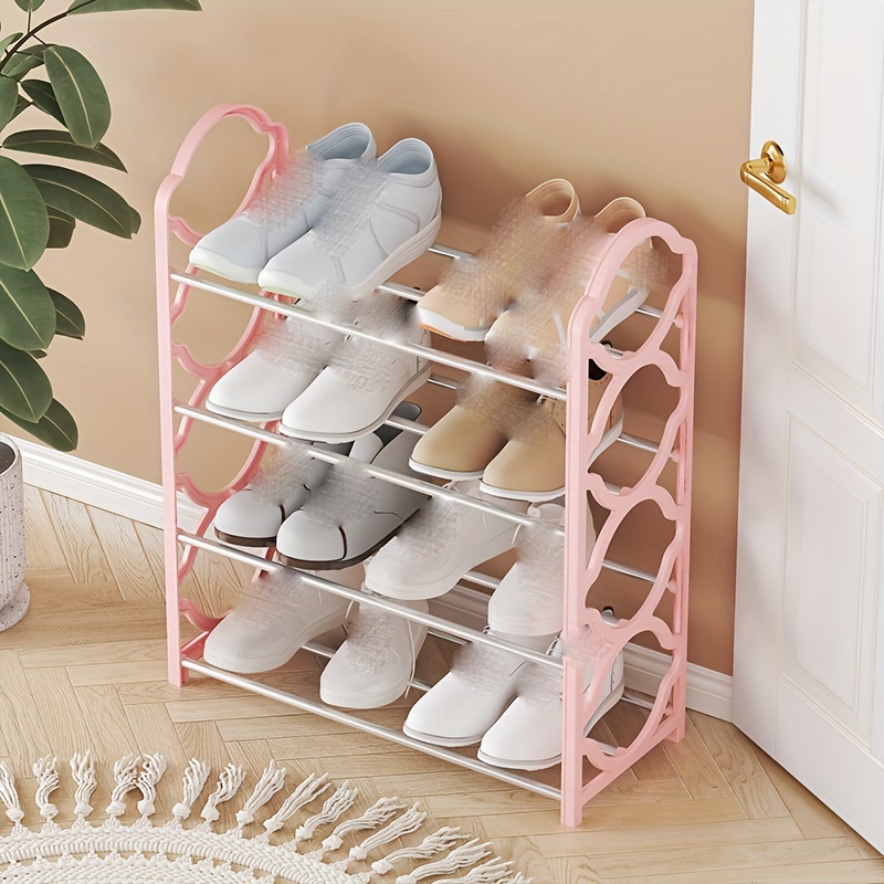 

4-tier Detachable Shoe Rack - Space-saving, Easy Assembly Organizer For Dorms & Homes