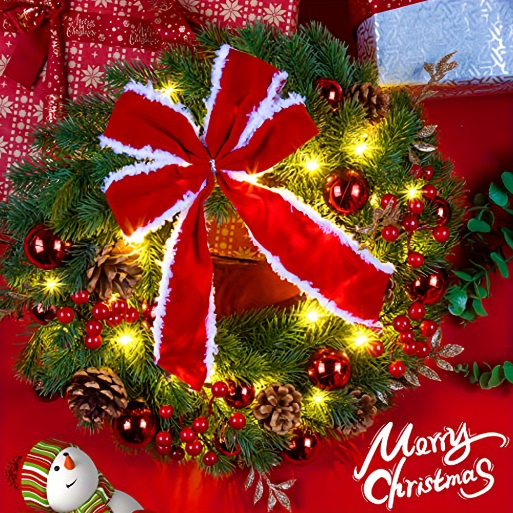 christmas wreath sold on Temu United States