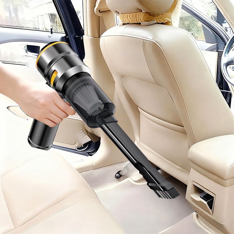 TEMU 8000pa Multi-functional And High-performance Car Wireless Vacuum Cleaner | Suitable For Car And Home Use, 4-in-1 Portable Vacuum Cleaner,