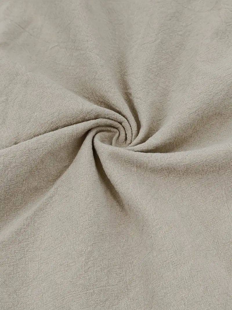 mens elegant linen v neck long sleeve t shirt with cross strap detail breathable regular fit for casual outdoor evening wear spring summer fall versatile top casual wear tee tshirt linen fabric t shirts Product details 24