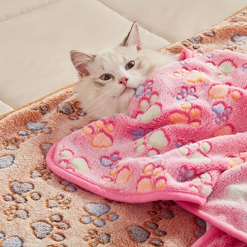 1/3pcs dog fleece Washable blanket-pet cheap blanket-paw blankets for indoor cats-kitten&puppy essentials-small throw blankets-dog towel-for Large Medium Small dogs-for couch&crate&bed-for Rabbit, Hamster, Guinea-cage liner-stuff-accessories-gifts