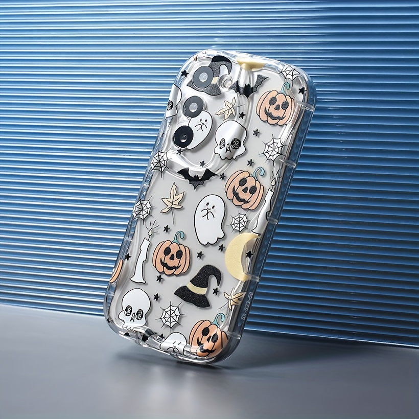 transparent mobile phone case cute cartoon ghosts theme - Temu 