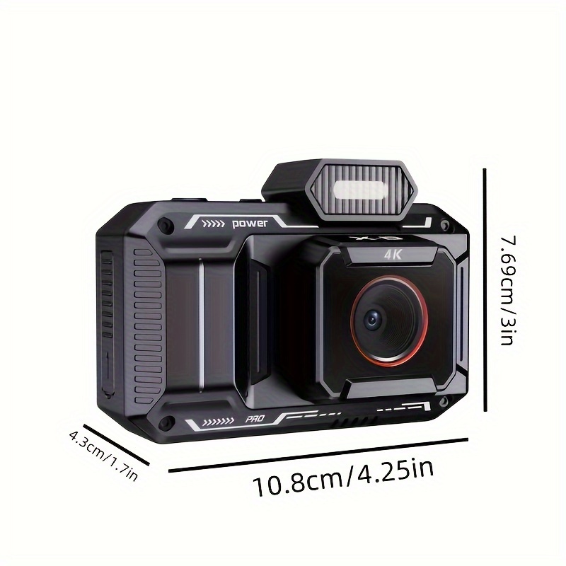 digital camera 48mp 1080p hd camera 2 88 inch lcd 16x digital zoom rechargeable camera for teenagers beginners boys girls