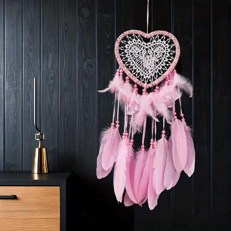 TEMU 1pc Pure Handmade Lace Heart-shaped, Gift To Emotion, Suitable For, Birthday, Wedding, Party, Valentine's Day, Mother's Day, Kitchen, Bedroom,