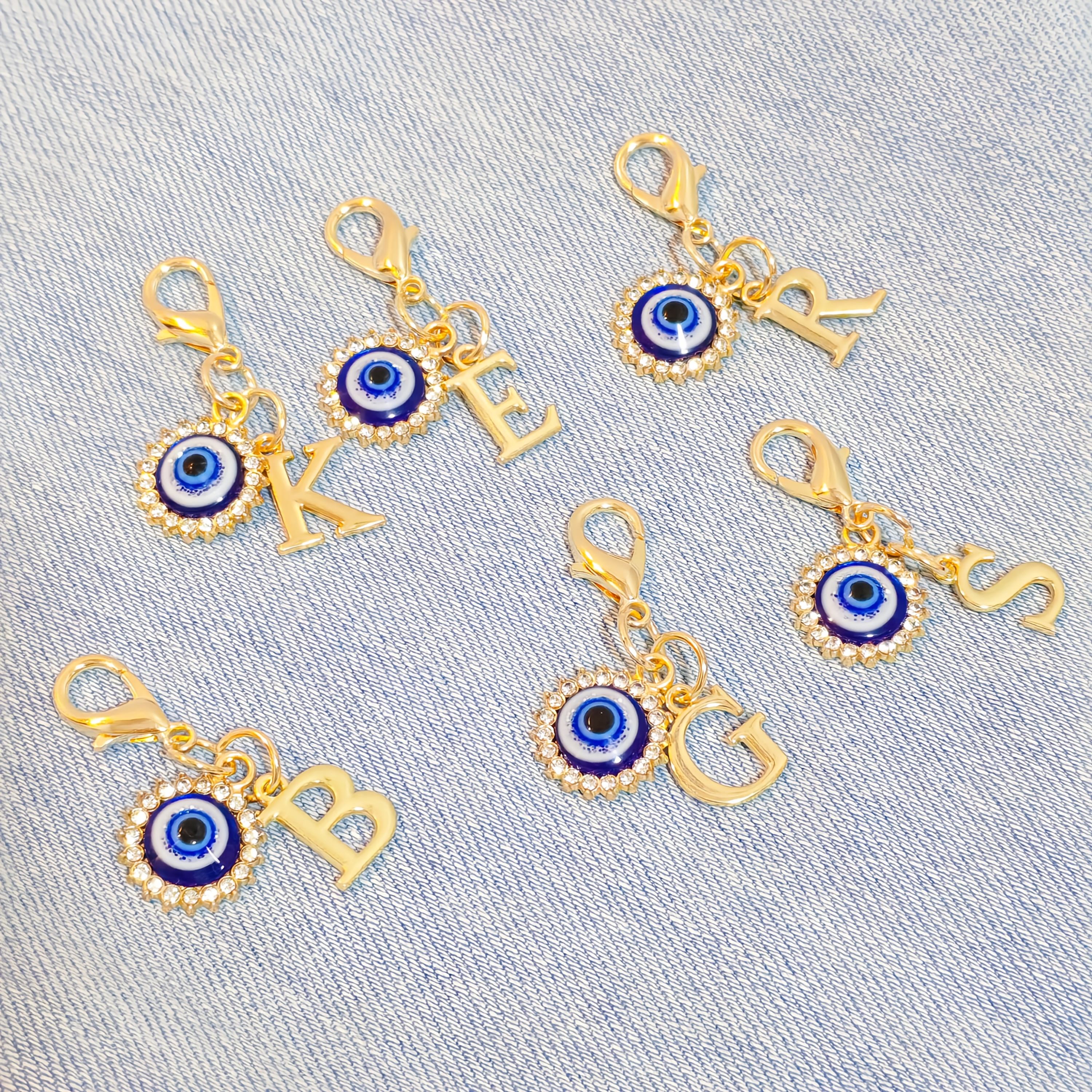 1pc of blue     keychain a   gift for protection and good luck a stylish accessory suitable for car keys or bag charms an ideal festive gift accessory
