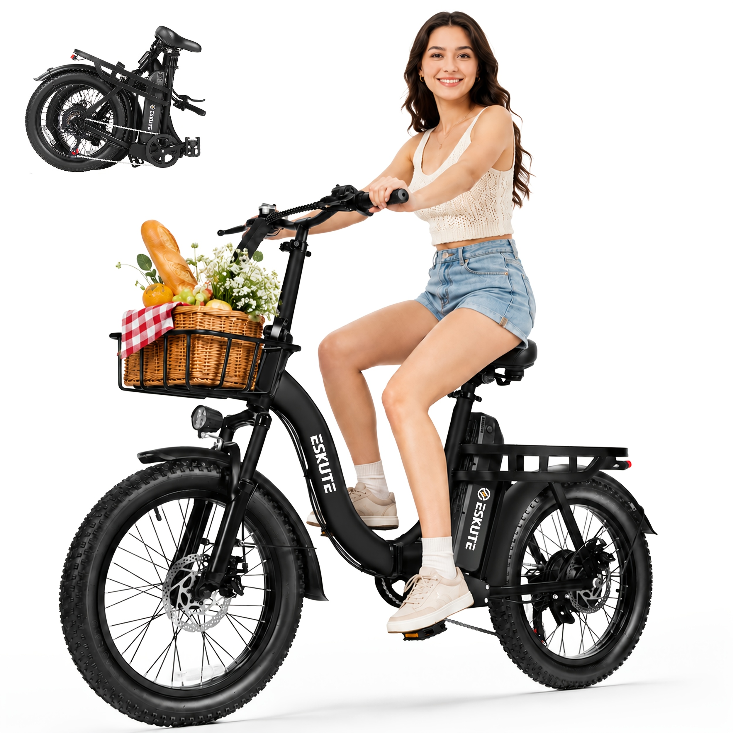electric bicycle, 48 .4ah battery, foldable, front frame included Product details 2