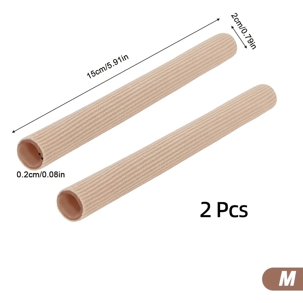 Image of 2-pack Fiber Gel Toe Protectors To Reduce Friction From High Heels, Sandals, And Leather Shoes