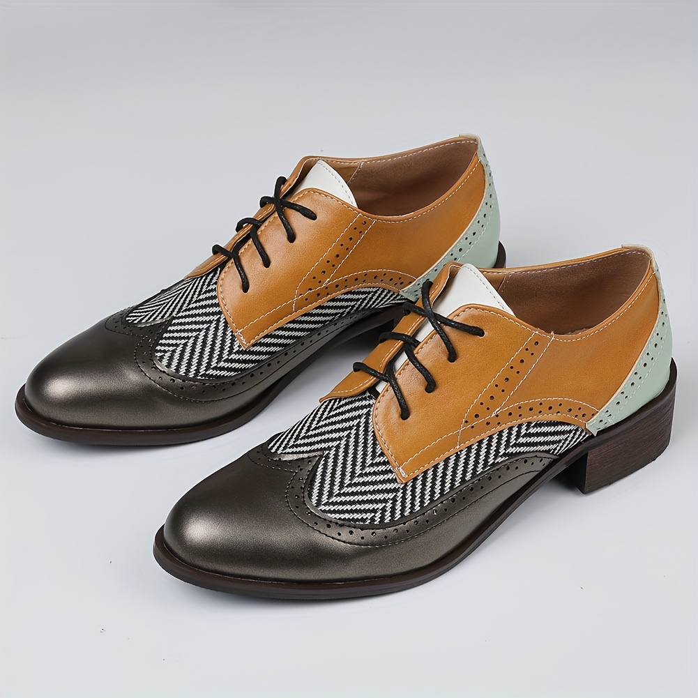 British Style Brogue Pumps