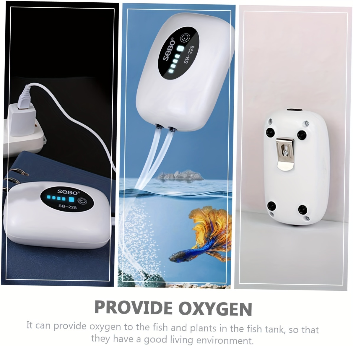 Rechargeable Lithium Battery Oxygen Pump: Perfect Fishing - Temu