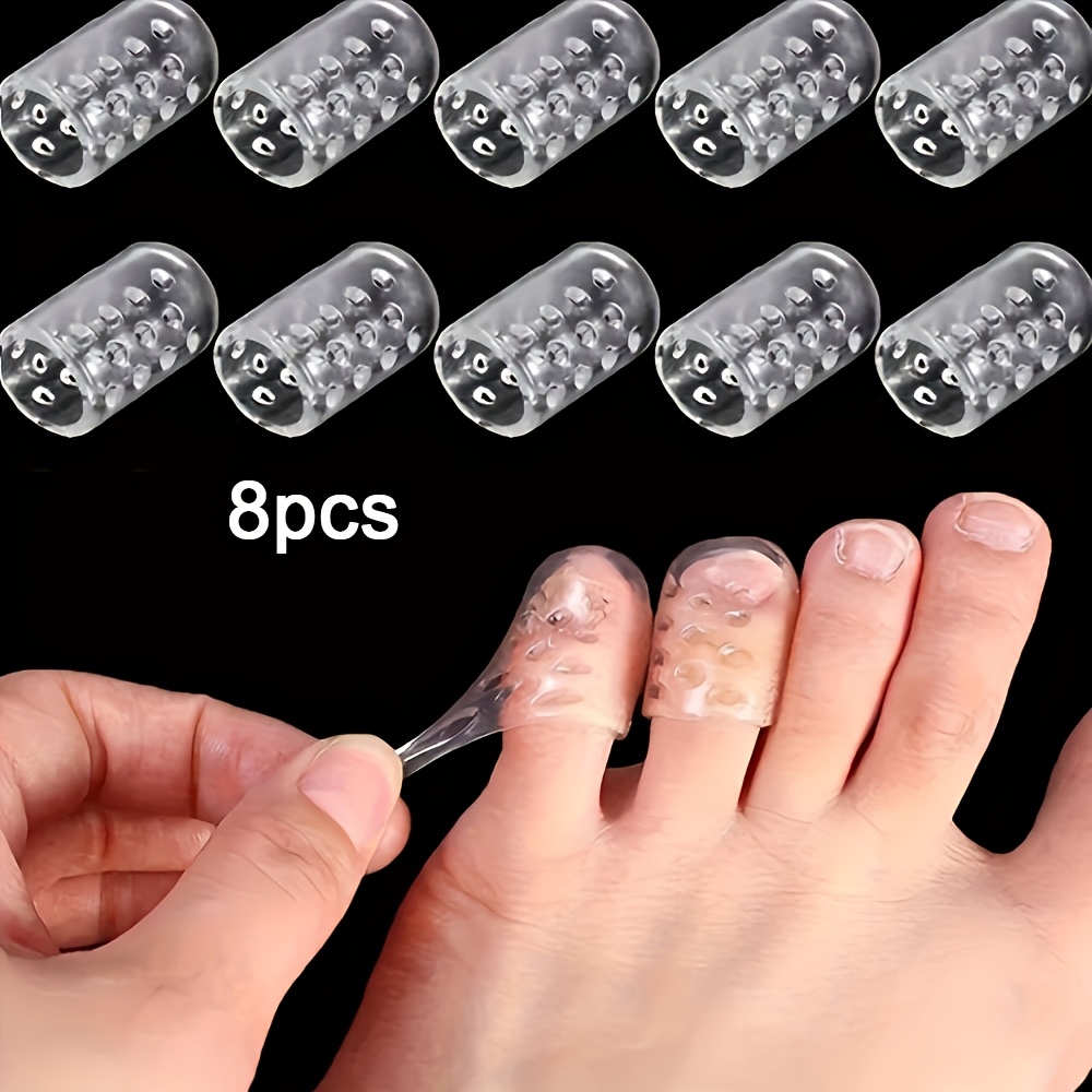 TEMU 8/12 protectores para dedos de los pies y dedos de , equipo y para hombres y mujeres, transpirable con orificios de ventilación, material de