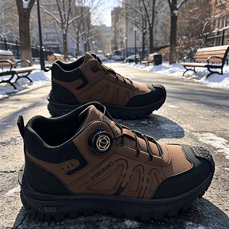 TEMU Fashionable Outdoor Men's Hiking Shoes, Mountaineering Shoes, Men's Hiking Boots, Non-slip, Durable, Style, My6666