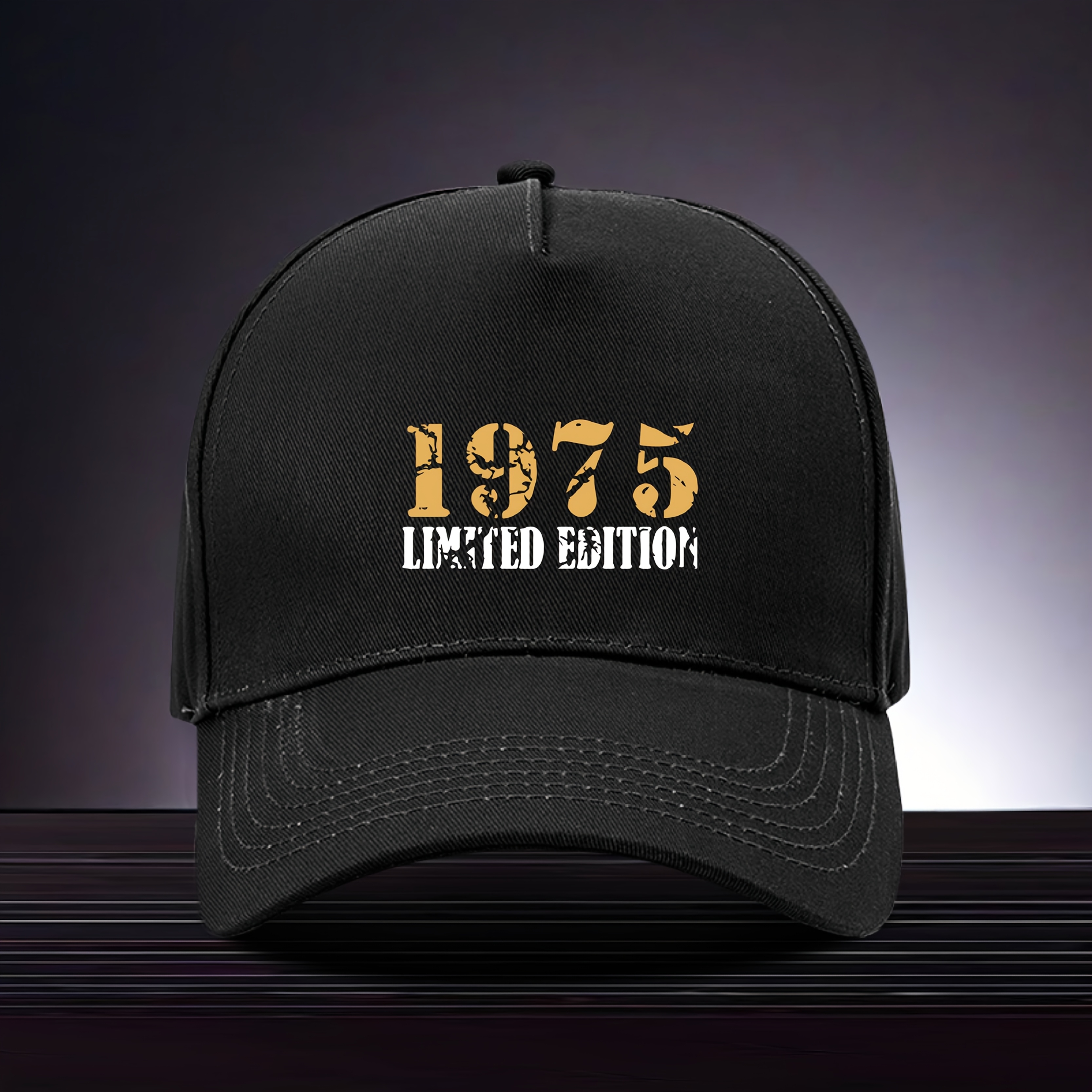 

1975 Black Baseball Cap - Stylish & Comfortable, Sports Hat With Unique , Baseball Hat