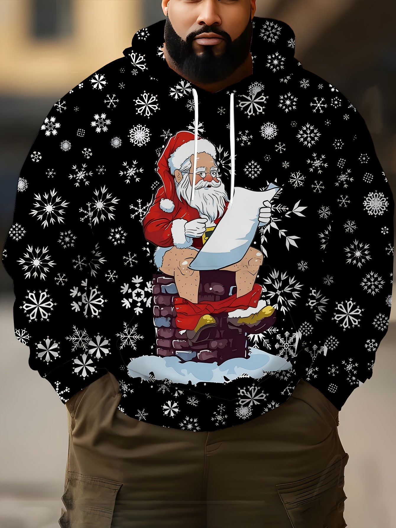 Kapuze Weihnachts Hoodies Herren Mode Weihnachten Hoodies