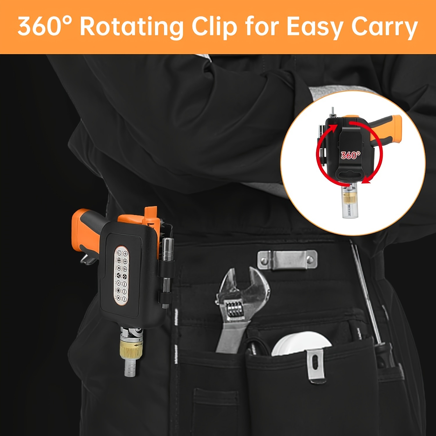 棘轮螺丝刀多功能套装，合金批头ï¼?80度旋转头，双向，磁性螺丝刀头套装，多角度调节，便携，符合人体工程学设计 商品详情 2