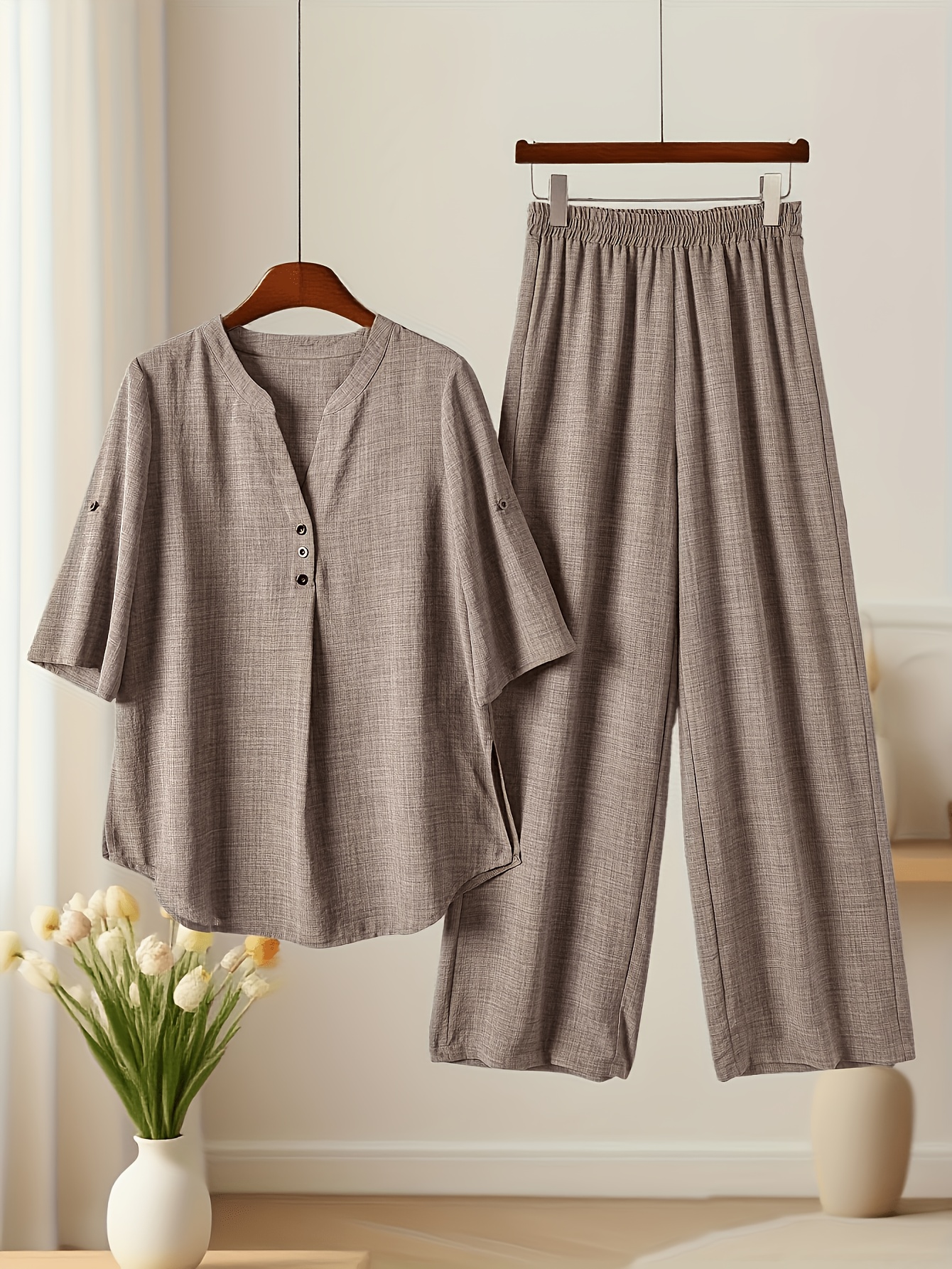 2025 summer new short sleeve stylish cool casual fashion simple 2pcs set