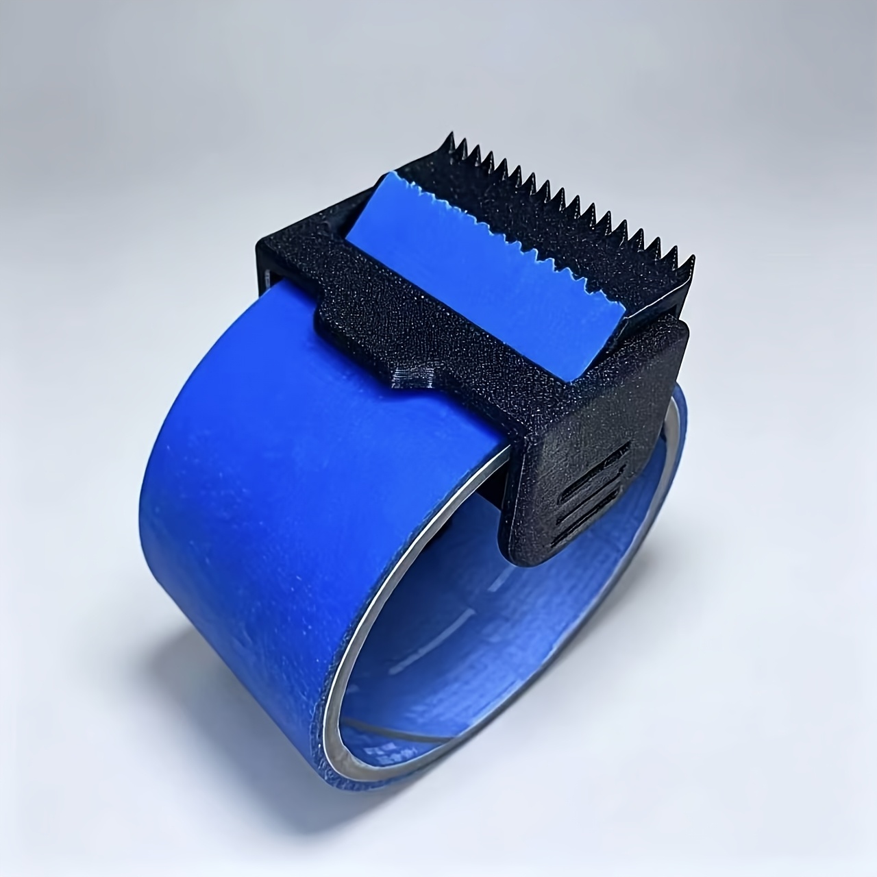 TEMU Dérouleur de ruban adhésif portable, support de ruban d'emballage simple imprimé en 3D, outil à déchirer manuellement pour de