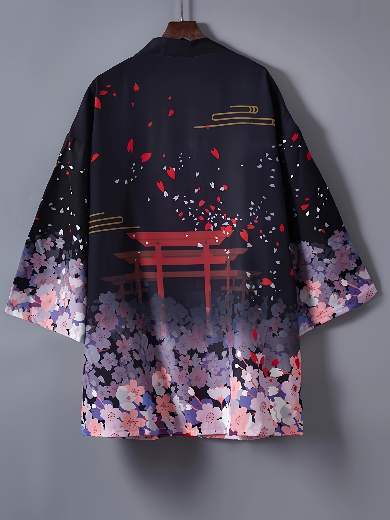 Yukata Vintage Kimono Leinen Handgenäht