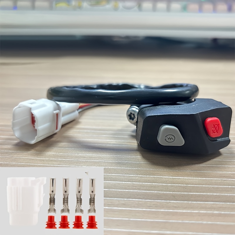 TEMU Motorcycle Start Kill Switch Compatible For Husqvarna Sx/sx-f Xc/xcf Xcw/tc/tx/te Fe/fc/fx Ec/ex Mc 125 250 300 350 450 500 Dirt - Fit For Off-