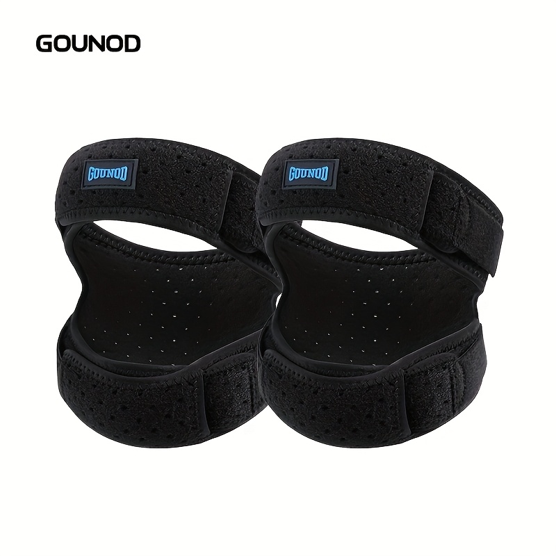 1pc/2pcs Adjustable Knee Brace With Breathable Support For Runners And Jumpers, : Black, Gray And Pink