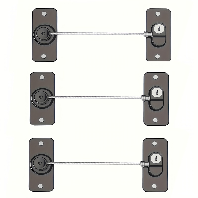 White Safety Latch Lock for Refrigerator