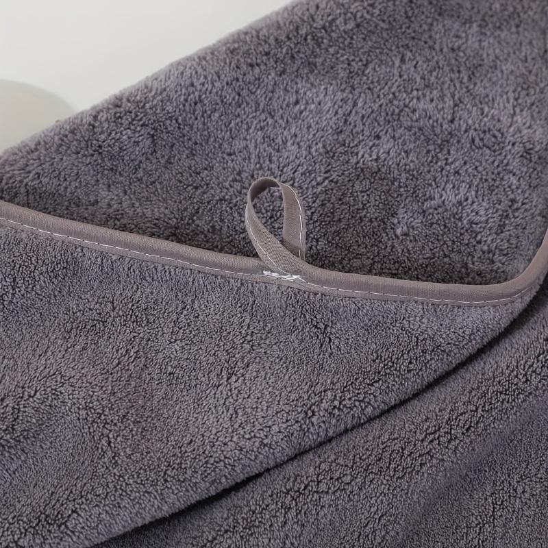 MIANDUDU 10pcs Luxury Microfiber Towel Set - Quick-Dry, Large Bath & Hand Towels (16.5"x27.5"/42x70cm) with Red Border & Golden Crown Logo