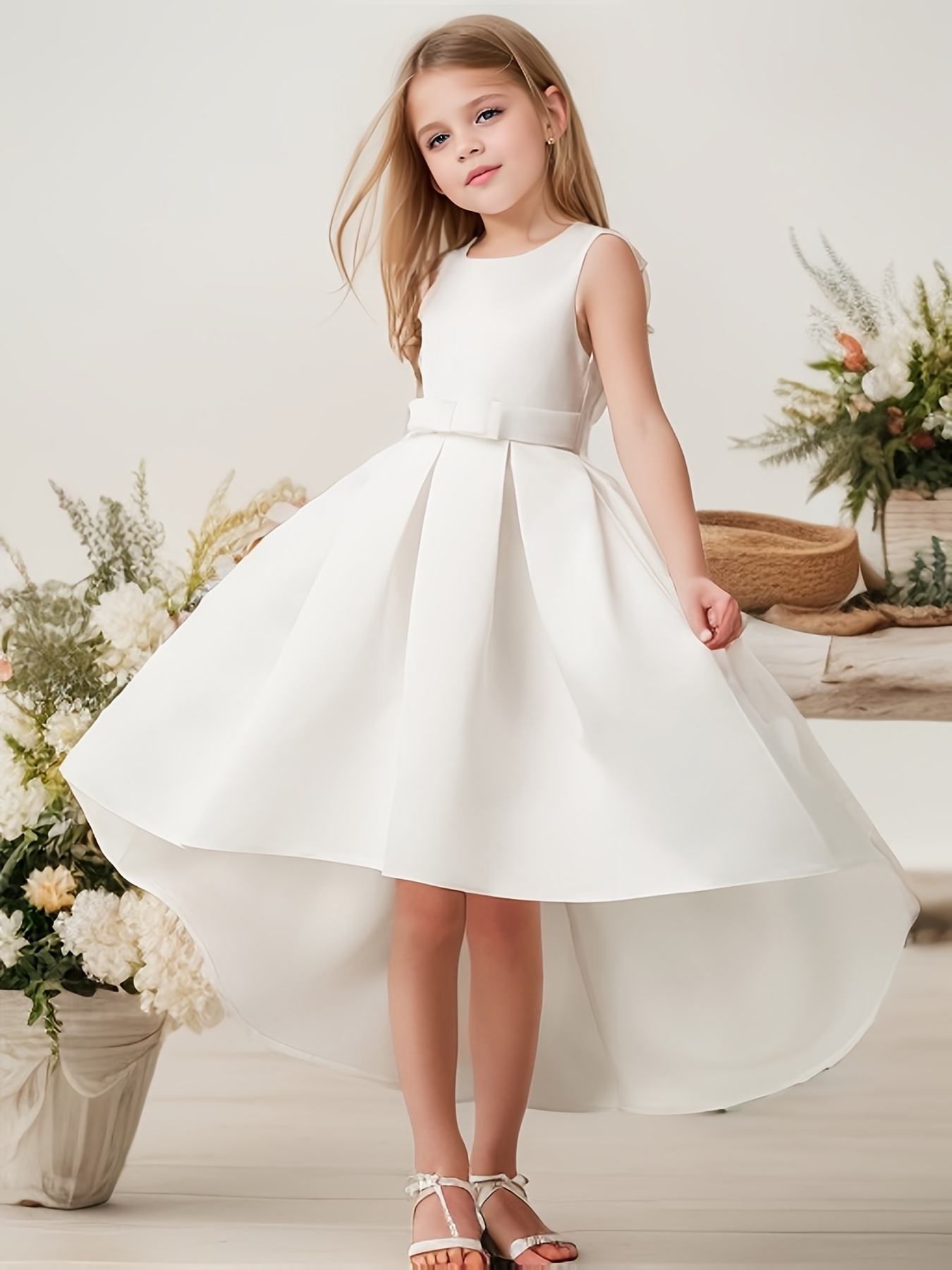 sachin and babi light blue dress Elegant White Stain off Shouder Wedding Prom Dress,white Flower Dress,satin  Ball Gown Puff, a Line Formal Dress,birthday Gown,gift for Bride main image 0