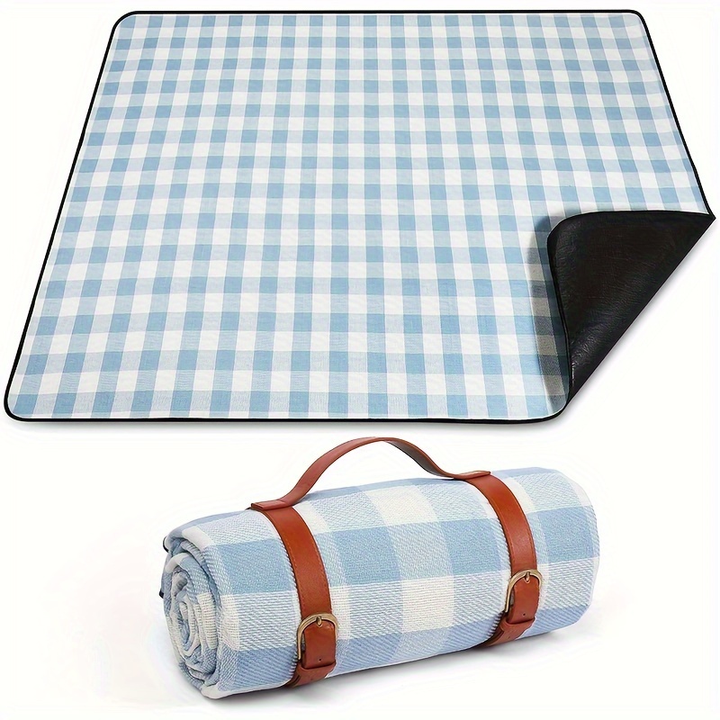 

Large Picnic Blanket, Beach Blanket Waterproof Sandproof Picnic Mat, Foldable Outdoor Blankets For Camping, Picnic, Rv Travel, Grass Park Music Festival Lawn