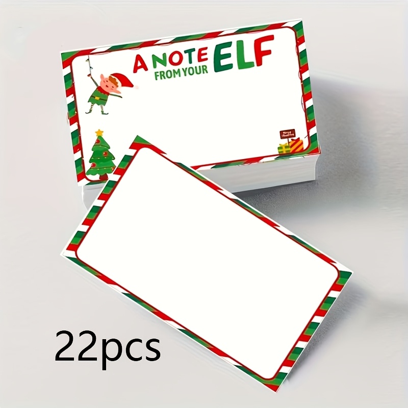 TEMU Cartes d'invitation de Noël, Cartes de vœux, Cartes de Noël, Cartes de fournitures de bureau quotidiennes, Cartes d'invitation pour petites