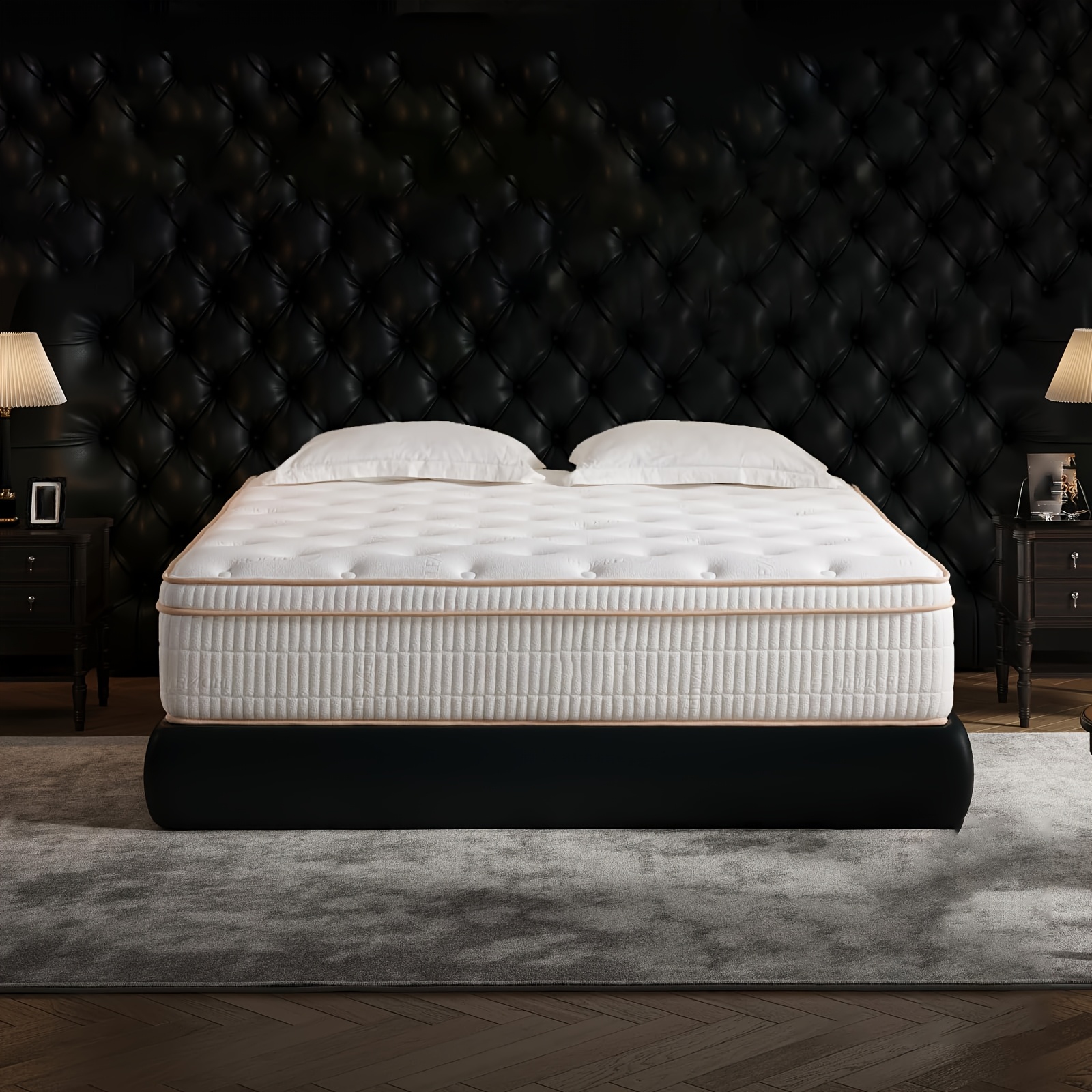 12 Inch Queen Hybrid Mattress | Cooling Gel Memory Foam & Zoned Pocket Coils, Pressure Relief, Motion Isolation, Breathable Bed In A Box, Medium Feel, Woven Top. - Image 6