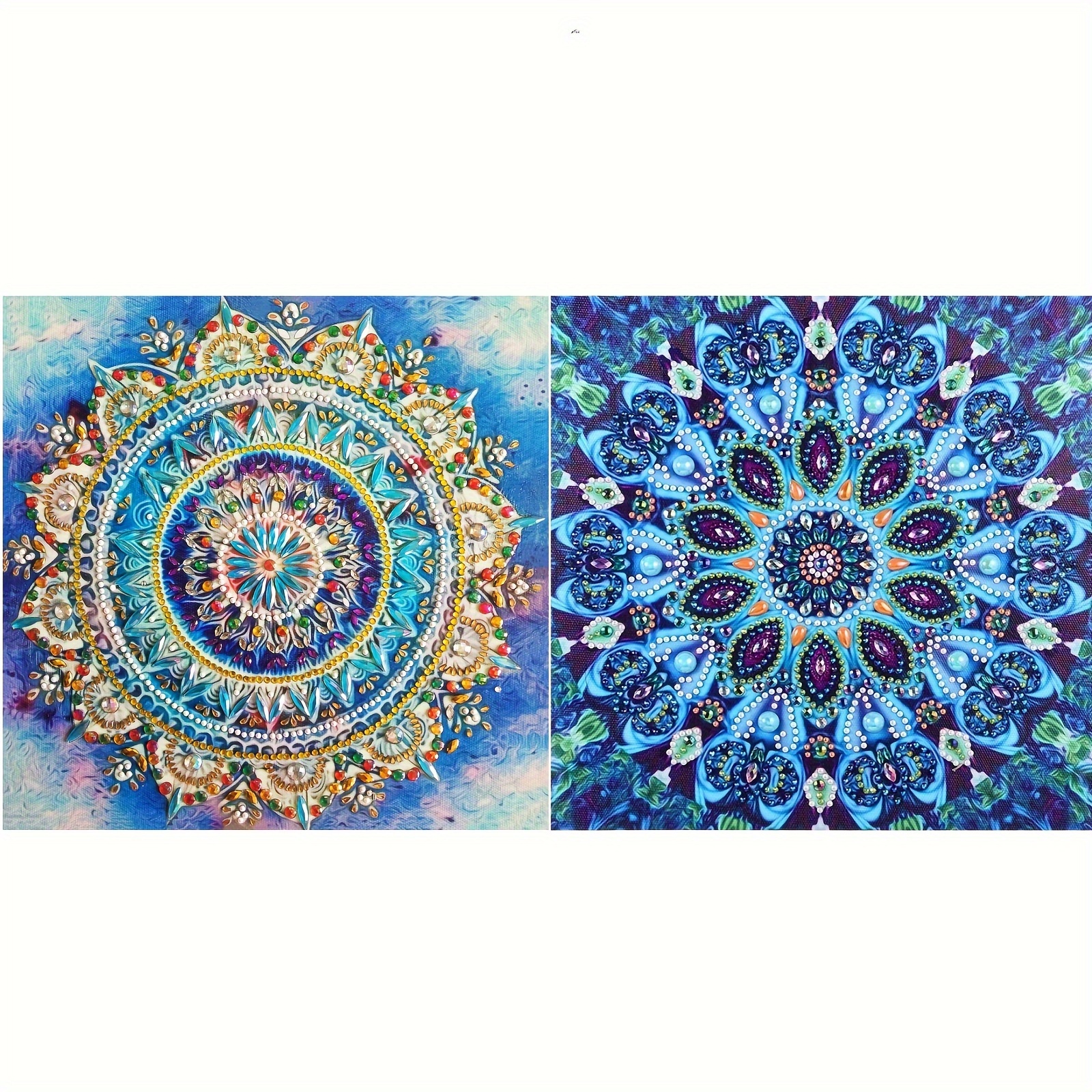 

Diy 5d Diamond Painting Kit - Persian Flower & , Special Shaped Crystals, Canvas Art For Home Decor, Frameless 11.8" X 11.8