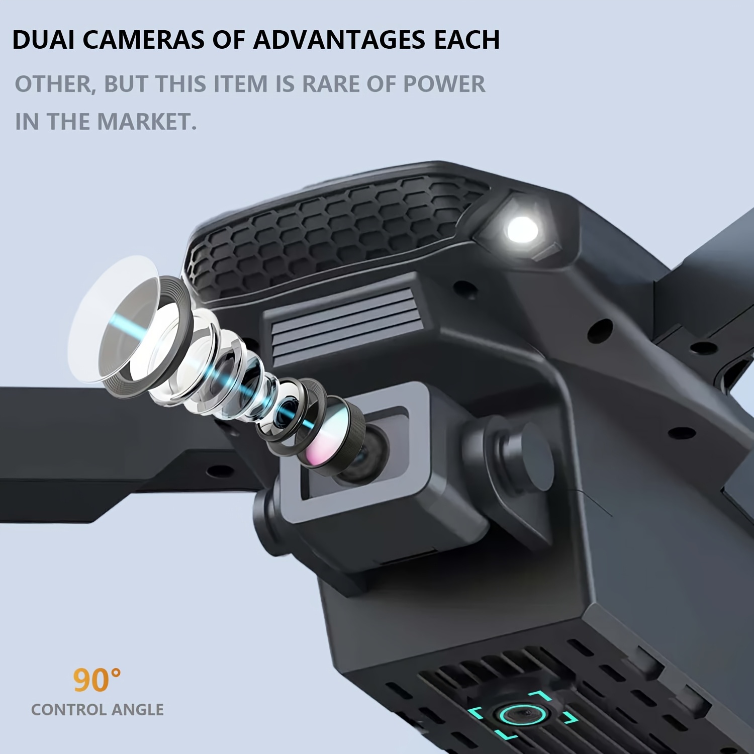  88 remote control with 480p resolution camera for indoor and outdoor shooting video recording positioning double folding hold toy 360 degree rotation mode flip multiple flight for beginners and advanced players affordable christmas gift details 5