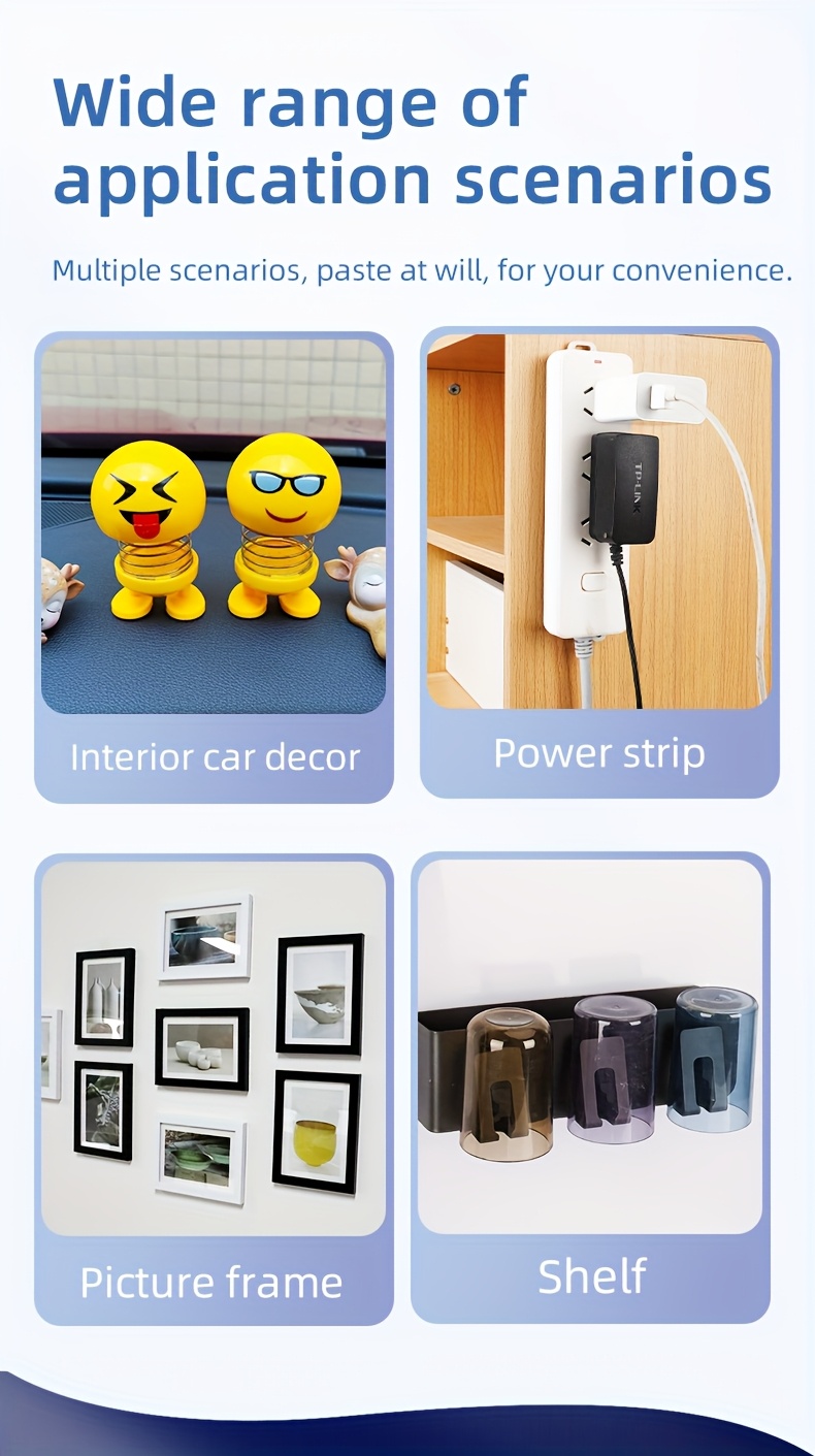 [No-Damage Wall Mounting Tape] No-Damage Wall Mounting Tape - High-Adhesion, No Punching Required for Photos, Wall Art, and Framed Decor - Ideal for Acrylic and Fabric Surfaces, Wall Art Installation|Transparent Tape|Acrylic Tape