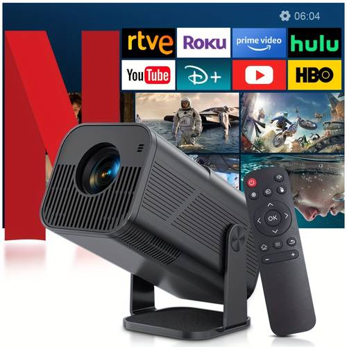 advanced portable projector supports wifi 6 4k video smart projector 1080p home theater projector built in 11 0 suitable for mobile projection easter gift
