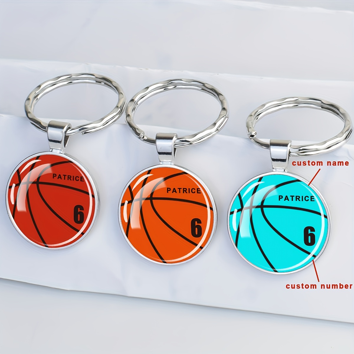 

1pc Personalized Keychain & - Zinc Alloy Keyring, Pendant - Commemorative For And