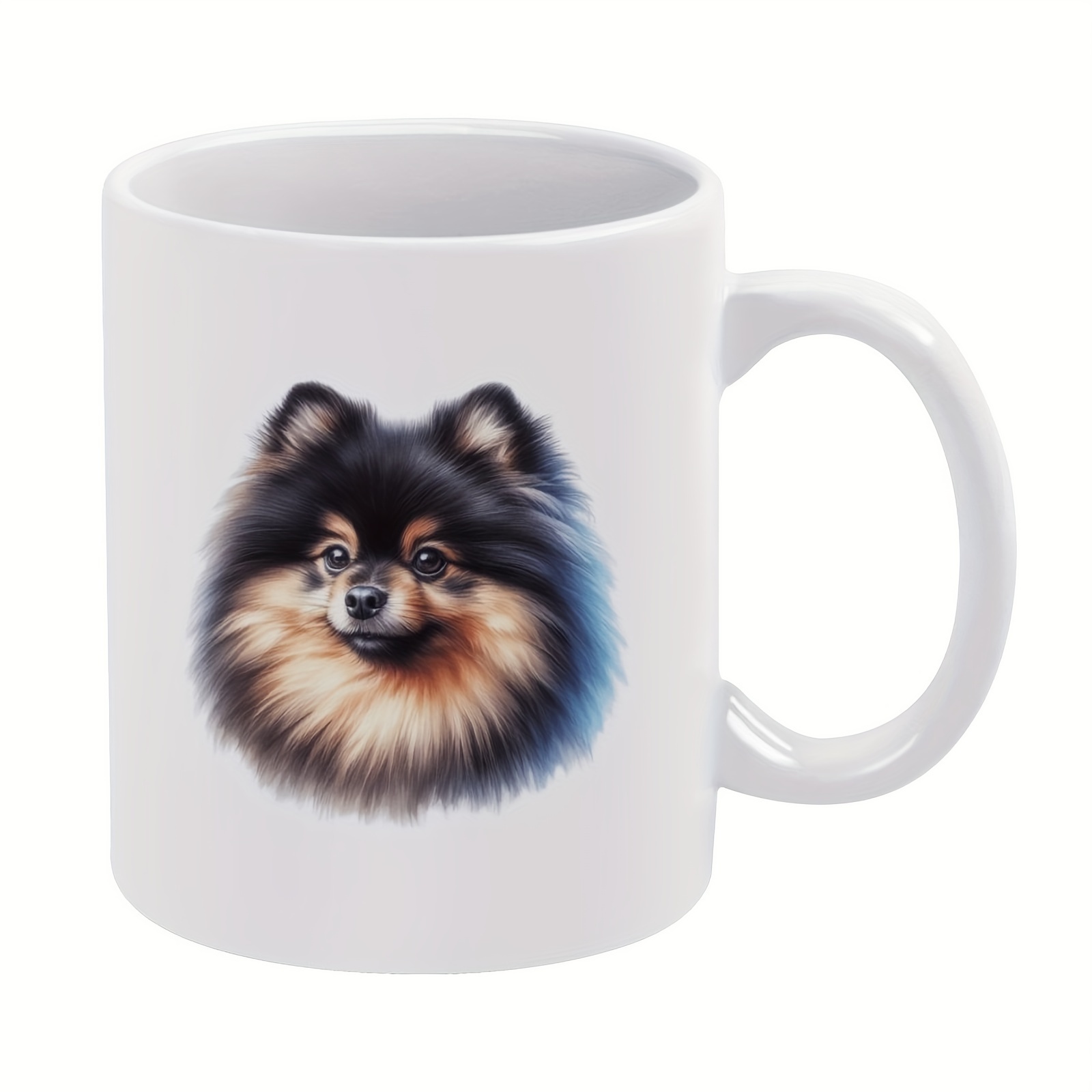 

1pc 11oz Mug, Coffee Mug, Pomeranian, Gift For Friends, Sisters, Coffee Drinker, Owner, Ceramic Cup, Christmas Gift, For Cafes