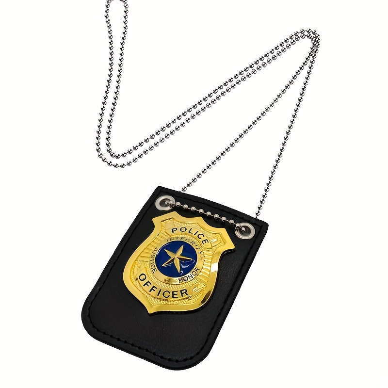 Role-playing Fashion Badge Necklace, Unisex Cosplay Metal Badge, Party Ball Costume Necklace