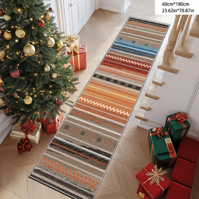 TEMU Geometric Striped Rugs Area Rugs, Striped Rugs, Soft Rugs Old Vintage Rugs, Indoor Non-slip Rugs, Room Bedroom Dining Room