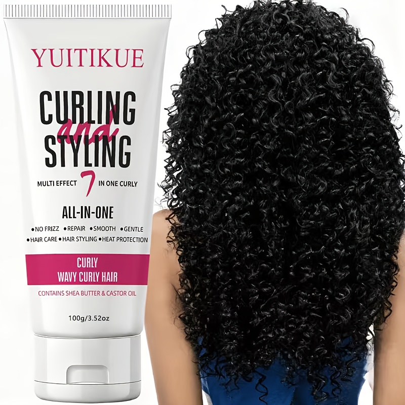100g in one curly hair styling infused argan oil aloe vera - Temu