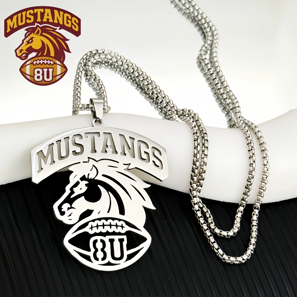 TEMU Collier personnalisé pour homme avec photo dorée et style élégant, collier personnalisé avec 'entreprise, collier à chaîne perlée avec en acier