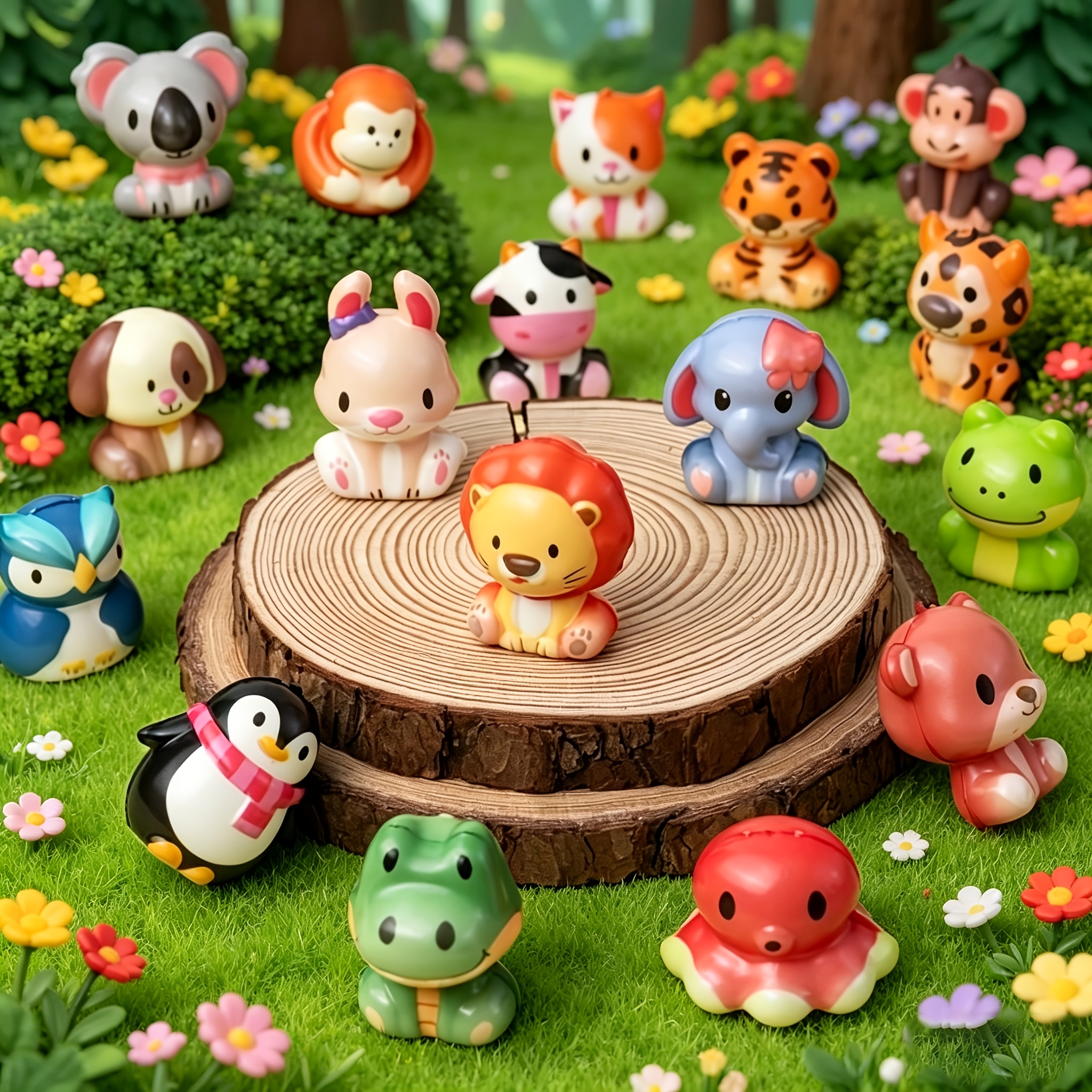 6/12/24pcs Random Color Squishy Toy Set for Kids